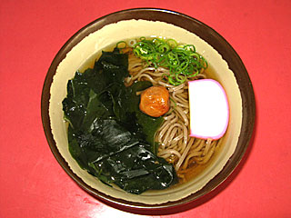 うめわかめそば(むぎんぼう)