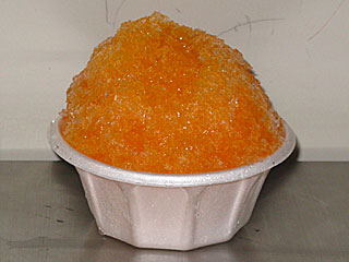 かき氷オレンジ（カジュアル稲松）