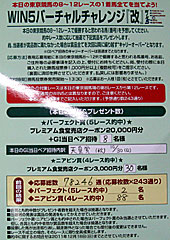 WIN5バーチャルチャレンジ改