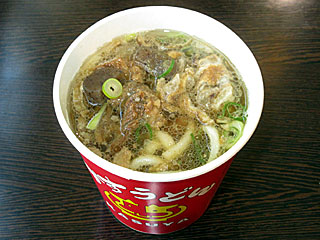 牛すじかすうどん(かすや)