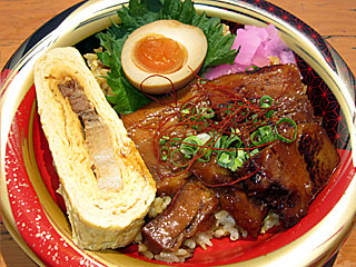 どんぶりフェス! | かごしま黒豚三昧丼(萬来)