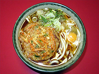 天玉うどん大盛り(梅屋)