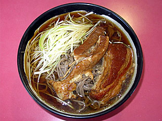 角煮そば(馬そば深大寺)