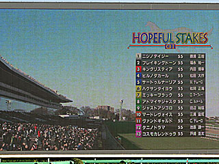 ホープフルステークス出馬表