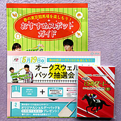 東京競馬場オリジナルメモブック