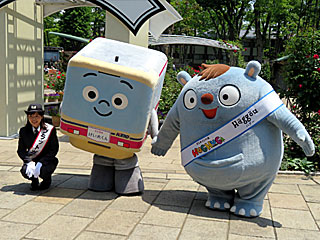 プラットガール&けい太くん&ハグーグリーティング