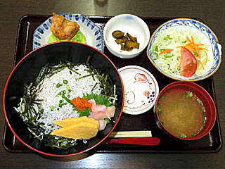 しらす丼セット〔ときわ家〕