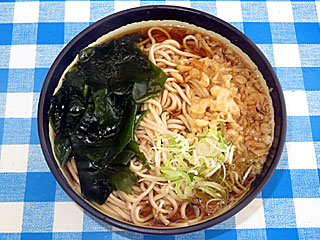 わかめそば大盛り〔馬そば深大寺〕