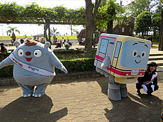 プラットガール&けい太くん&ハグーグリーティング