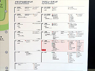 スタンド案内図@東京競馬場