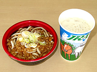 たぬきうどん&ノンアルコールビール〔やなぎ〕