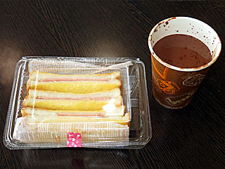 クロックムッシュ&リッチココア〔トーキョーカフェ&ベーカリー〕